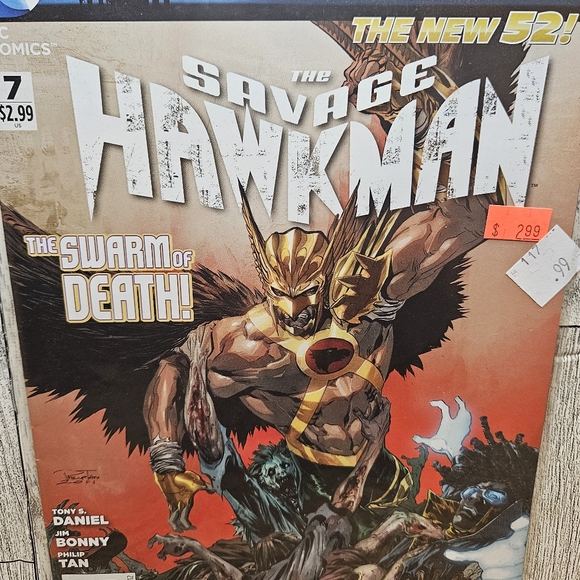 The Savage Hawkman #7 The Swarm Death! DC Comics Comic Book - Picture 3 of 6